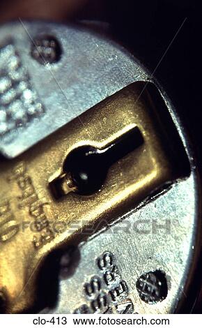 Stock Image - Close Up of Padlock. Fotosearch