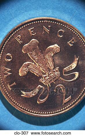 Close Up of Two Pence Coin View Large Photo Image Stock Photo - Close Up of Two Pence Coin. Fotosearch