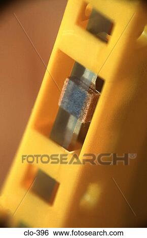 Stock Photograph - Close Up of Yellow Music Cassette. Fotosearch