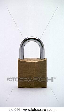 Stock Photograph - Closed Padlock. Fotosearch