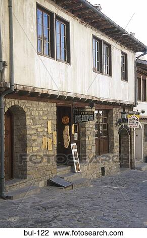 Stock Image - Cobbled Street Veliko Tarnovo Bulgaria. Fotosearch