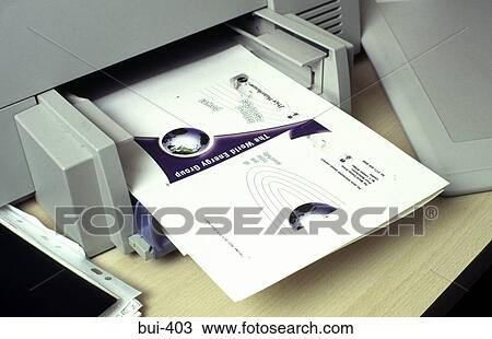 Stock Image - Computer Printer. Fotosearch