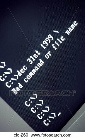 Computer Screen Showing Error Message View Large Photo Image Stock Image - Computer Screen Showing Error Message. Fotosearch