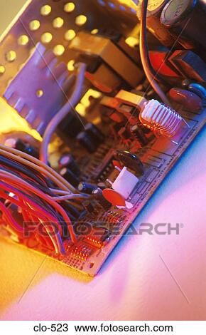 Corner of Computer Circuit Board View Large Photo Image Stock Image - Corner of Computer Circuit Board. Fotosearch