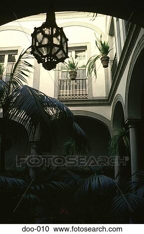 Courtyard Seville Spain View Large Photo Image Stock Image - Courtyard Seville Spain. Fotosearch
