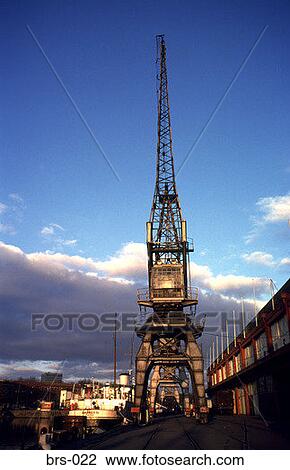 Crane at Bristol Docks UK View Large Photo Image Stock Image - Crane at Bristol Docks UK. Fotosearch