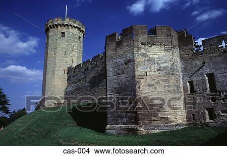 Picture - Curtain Wall Warwick Castle UK. Fotosearch