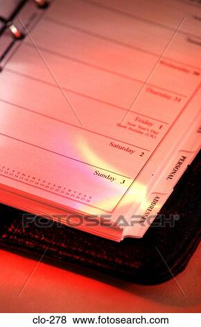 Diary Page of Personal Organiser under Red Lighting View Large Photo Image Stock Photo - Diary Page of Personal Organiser under Red Lighting. Fotosearch