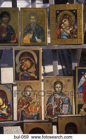Display of Religious Art Sofia Bulgaria View Large Photo Image Stock Photo - Display of Religious Art Sofia Bulgaria. Fotosearch