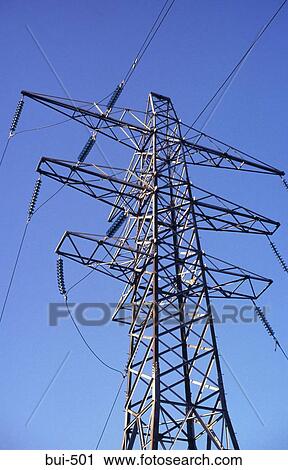 Stock Image - Electricity Pylon UK. Fotosearch