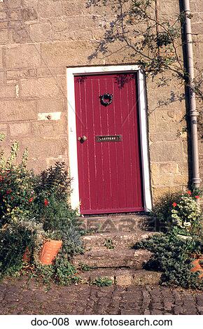 Stock Photo - Farmhouse Door Dorset UK. Fotosearch