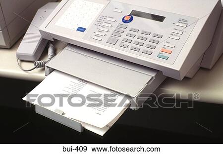 Fax Machine on Desk in Office View Large Photo Image Stock Photo - Fax Machine on Desk in Office. Fotosearch
