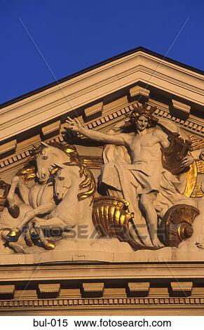 Stock Photography - Façade of Ivan Vazou National Academic Theatre Sofia Bulgaria. Fotosearch