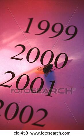 Fly on List of Years View Large Photo Image Stock Photo - Fly on List of Years. Fotosearch