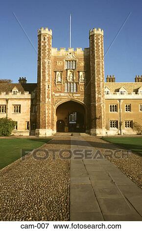Front Gatehouse Trinity College Cambridge UK View Large Photo Image Stock Photo - Front Gatehouse Trinity College Cambridge UK. Fotosearch