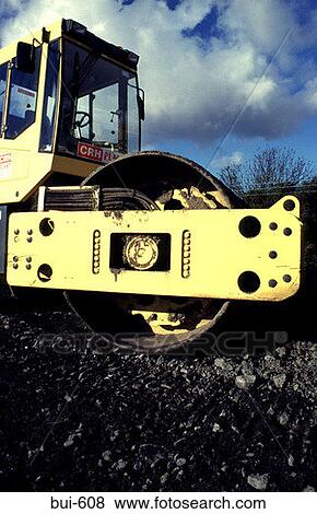 Front of Road Roller View Large Photo Image Stock Photo - Front of Road Roller. Fotosearch