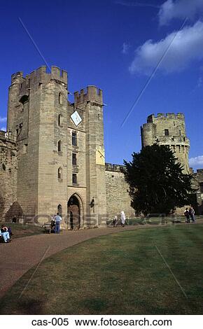 Stock Photography - Gatehouse from Inside Warwick Castle. Fotosearch