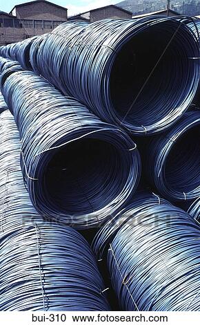 Graphic View of Coils of Steel Wire South America View Large Photo Image Stock Image - Graphic View of Coils of Steel Wire South America. Fotosearch