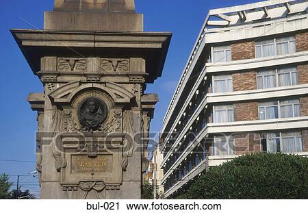 Graphic View of Vasil Levski Monument Sofia Bulgaria View Large Photo Image Stock Image - Graphic View of Vasil Levski Monument Sofia Bulgaria. Fotosearch