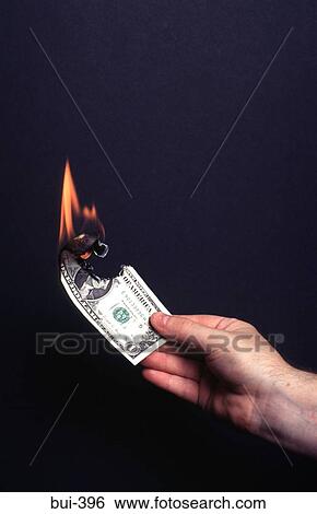 Hand Holding Burning US Banknote View Large Photo Image Stock Photograph - Hand Holding Burning US Banknote. Fotosearch