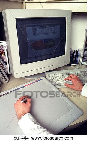 Hands Using Graphics Tablet View Large Photo Image Picture - Hands Using Graphics Tablet. Fotosearch