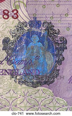 Holographic Crest on Twenty Pound Sterling Note View Large Photo Image Stock Image - Holographic Crest on Twenty Pound Sterling Note. Fotosearch