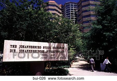 Stock Photograph - Johannesburg Stock Exchange. Fotosearch