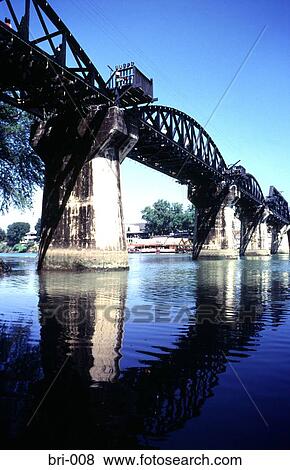Stock Photo - Kwai Rail Bridge Thailand. Fotosearch