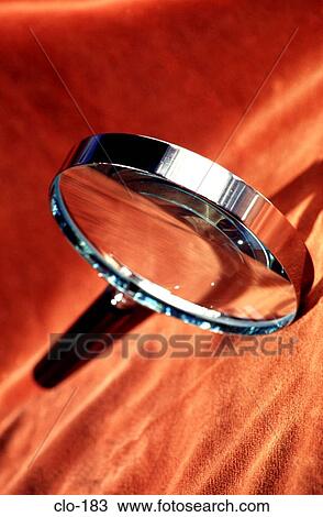 Magnifying Glass on Desk View Large Photo Image Stock Image - Magnifying Glass on Desk. Fotosearch