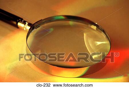 Magnifying Glass Under Coloured Lights View Large Photo Image Stock Image - Magnifying Glass Under Coloured Lights. Fotosearch