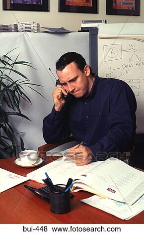 Man at Office Desk View Large Photo Image Stock Photo - Man at Office Desk. Fotosearch