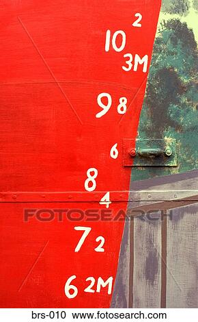 Mural of Loading Lines at Bow of Ship UK View Large Photo Image Stock Image - Mural of Loading Lines at Bow of Ship UK. Fotosearch