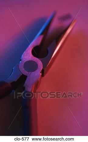 Needle Nosed Pliers in Coloured Light View Large Photo Image Stock Photo - Needle Nosed Pliers in Coloured Light. Fotosearch