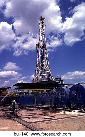 Oil Drilling Rig View Large Photo Image Stock Image - Oil Drilling Rig. Fotosearch