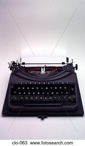 Old Style Mechanical Typewriter View Large Photo Image Stock Image - Old Style Mechanical Typewriter. Fotosearch