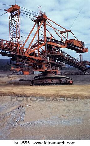 Stock Photography - Open Cast Coal Mine in Thailand. Fotosearch
