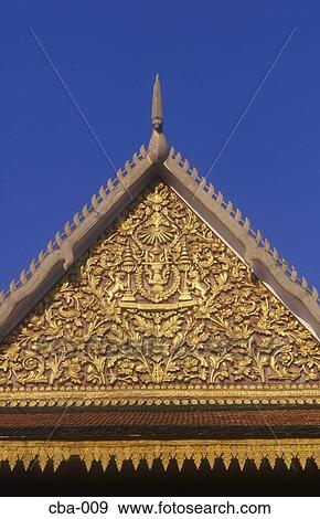Stock Photo - Ornate Facia of Banquet Hall Royal Palace Cambodia. Fotosearch
