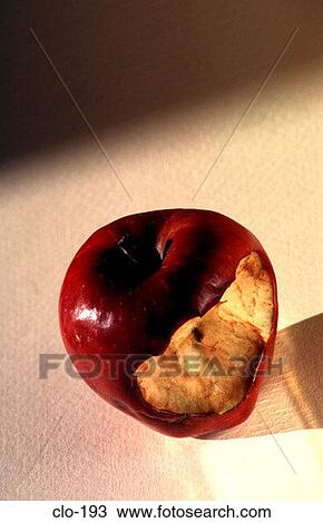 Oxidised Half Eaten Apple View Large Photo Image Stock Image - Oxidised Half Eaten Apple. Fotosearch