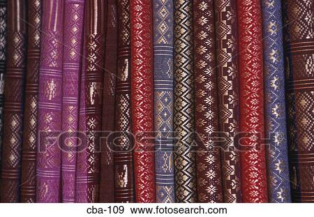 Patterned Cloth Cambodia View Large Photo Image Stock Photo - Patterned Cloth Cambodia. Fotosearch