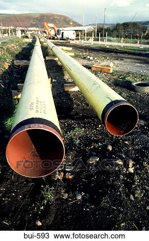 Plastic Pipes Awaiting Use Wales UK View Large Photo Image Stock Image - Plastic Pipes Awaiting Use Wales UK. Fotosearch