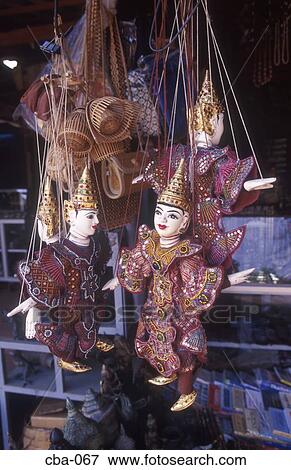 Stock Photo - Puppets Siem Reap Cambodia. Fotosearch