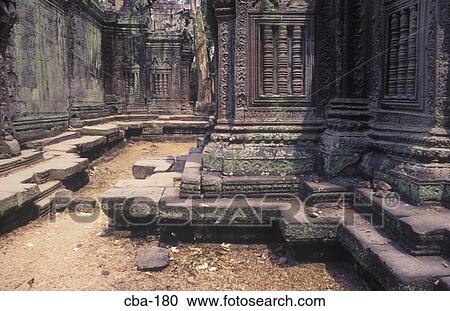 Remains of Ta Prohm Temple Angkor Siem Reap Cambodia View Large Photo Image Stock Image - Remains of Ta Prohm Temple Angkor Siem Reap Cambodia. Fotosearch