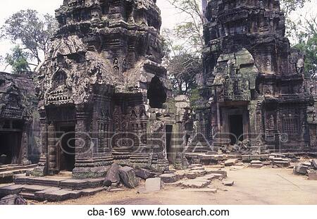 Remains of Ta Prohm Temple Angkor Siem Reap Cambodia View Large Photo Image Stock Photo - Remains of Ta Prohm Temple Angkor Siem Reap Cambodia. Fotosearch