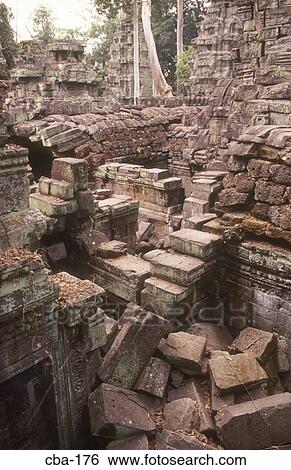 Remains of Ta Prohm Temple Angkor Siem Reap Cambodia View Large Photo Image Stock Photograph - Remains of Ta Prohm Temple Angkor Siem Reap Cambodia. Fotosearch