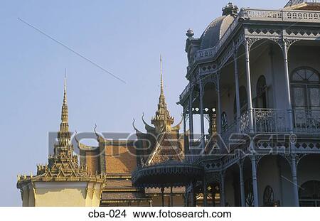 Picture - Royal Offices Phnom Penh Cambodia. Fotosearch