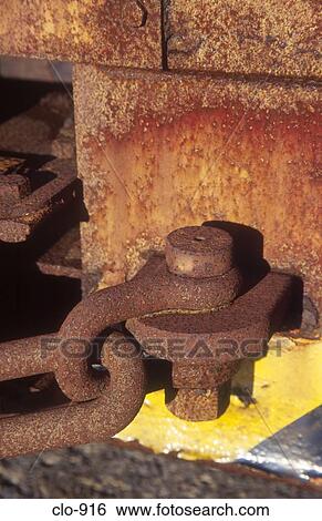 Rusting Chain and Coupling View Large Photo Image Stock Photograph - Rusting Chain and Coupling. Fotosearch