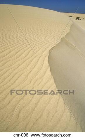 Stock Photograph - Sand Dunes Fuerteventura Canary Islands. Fotosearch
