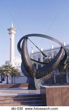 Sculpture outside the Great Mosque Dubai UAE View Large Photo Image Stock Image - Sculpture outside the Great Mosque Dubai UAE. Fotosearch