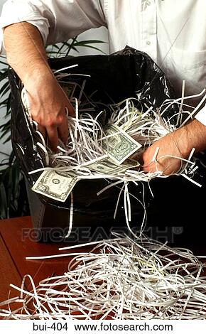 Shredded Paper and US Banknotes View Large Photo Image Picture - Shredded Paper and US Banknotes. Fotosearch