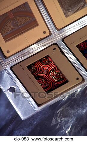 Stock Image - Slides in a Transparent Sleeve. Fotosearch